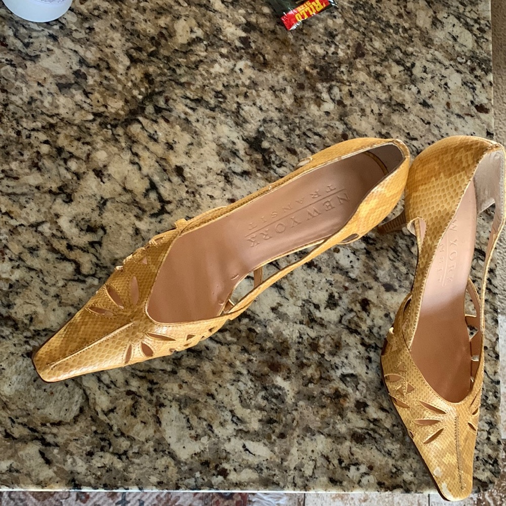 Practically new heels worn once.